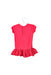 A Pink Short Sleeve Dresses from Lili Gaufrette in size 3-6M for girl. (Back View)