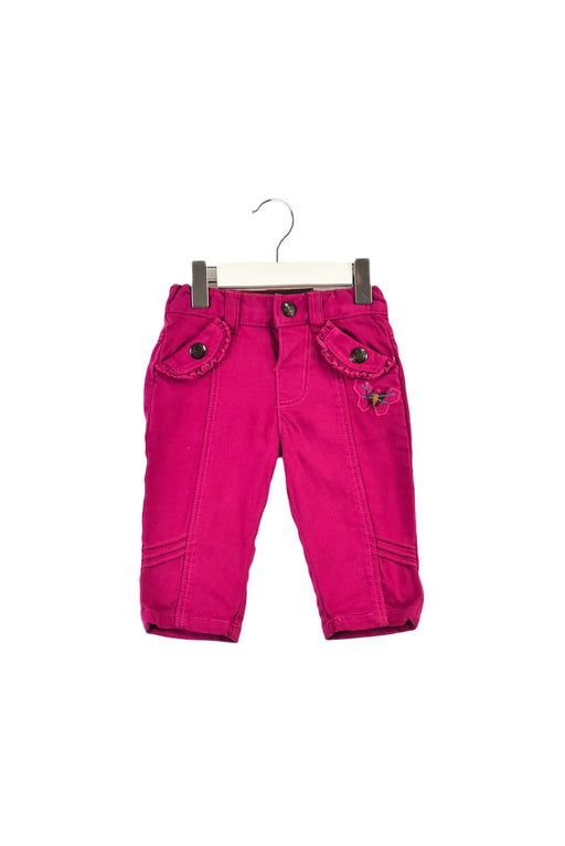A Purple Casual Pants from Catimini in size 3-6M for girl. (Front View)