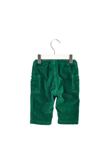 A Green Casual Pants from Petit Bateau in size 3-6M for boy. (Back View)