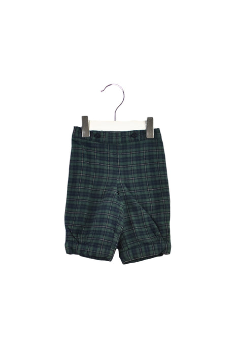 A Green Shorts from Janie & Jack in size 0-3M for boy. (Front View)