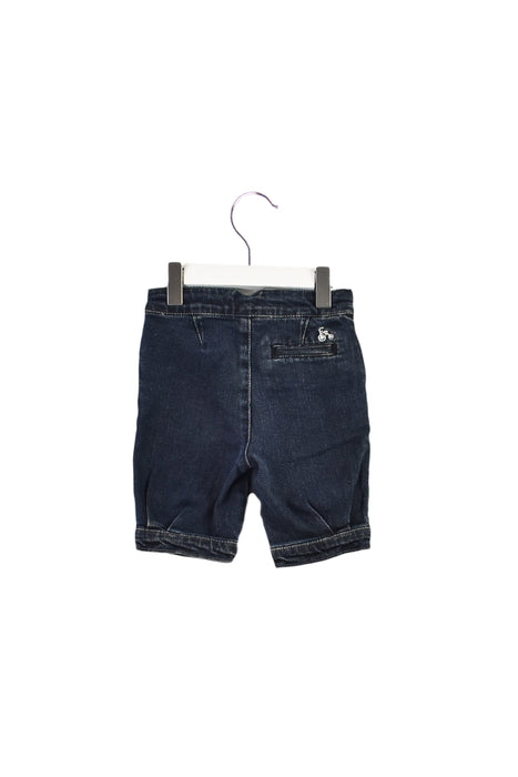 A Navy Shorts from Jacadi in size 6-12M for boy. (Back View)