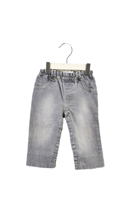 A Grey Jeans from Burberry in size 3-6M for boy. (Front View)