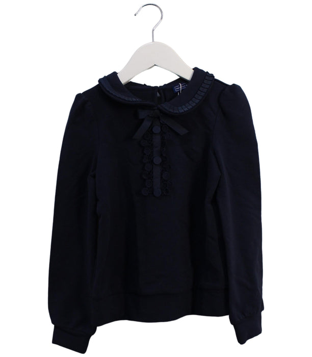 A Navy Sweatshirts from Nicholas & Bears in size 8Y for girl. (Front View)