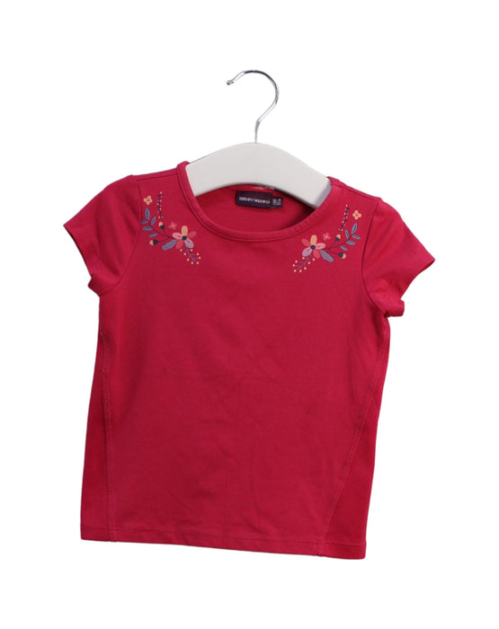 A Pink Short Sleeve T Shirts from Sergent Major in size 2T for girl. (Front View)