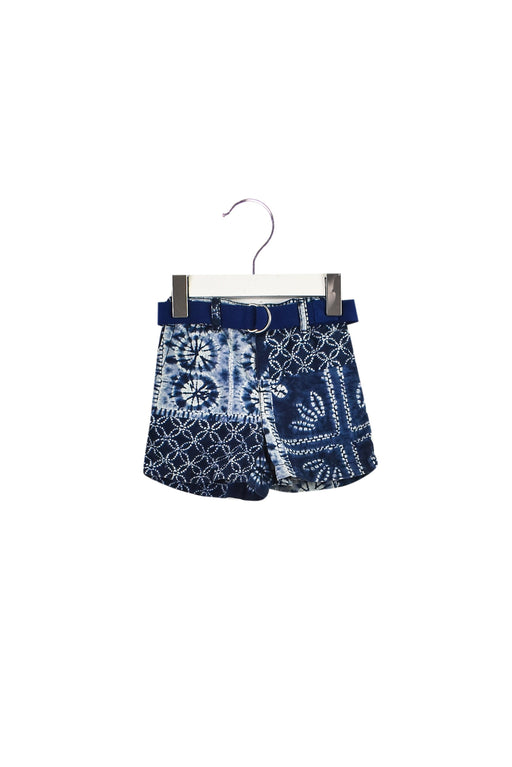 A Navy Shorts from Ralph Lauren in size 3-6M for boy. (Front View)