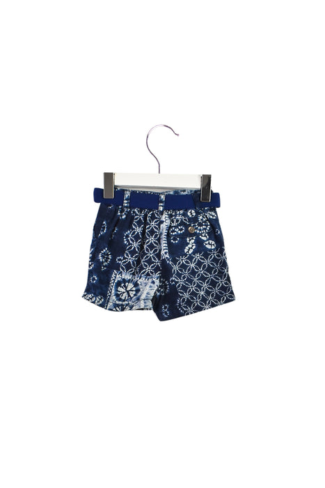 A Navy Shorts from Ralph Lauren in size 3-6M for boy. (Back View)