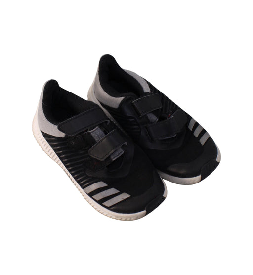 A Black Sneakers from Adidas in size 5T for boy. (Front View)