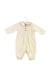 A White Long Sleeve Jumpsuits from Chickeeduck in size 0-3M for girl. (Front View)