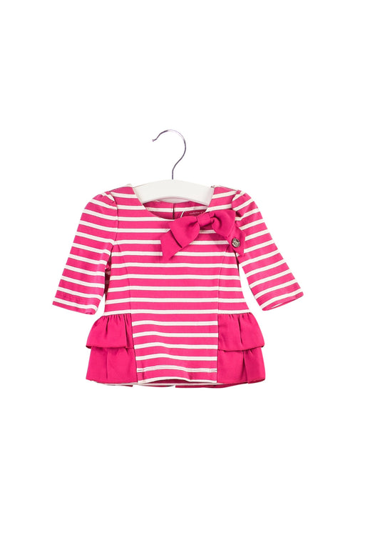 A Pink Long Sleeve Tops from Nicholas & Bears in size 6-12M for girl. (Front View)