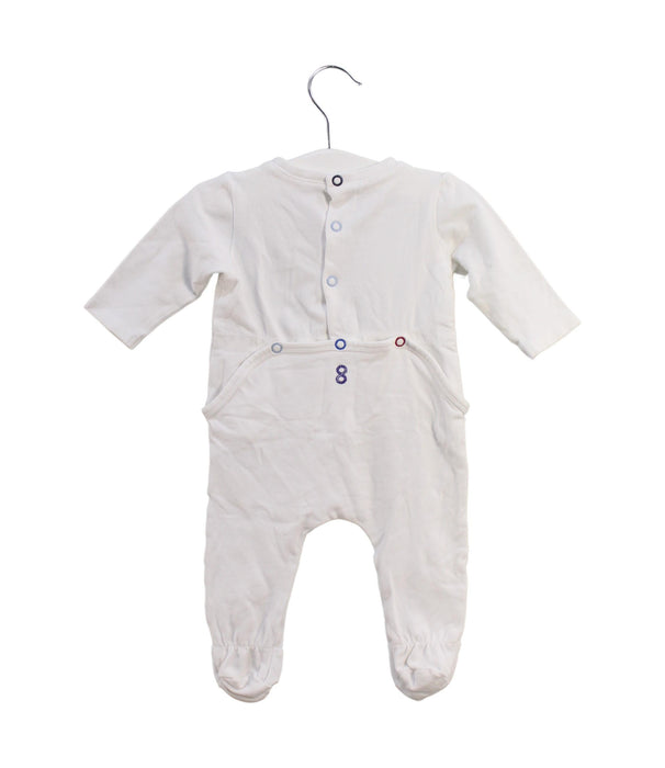 A White Long Sleeve Jumpsuits from Paul Smith in size 0-3M for boy. (Back View)