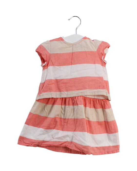 A Orange Short Sleeve Dresses from Lili Gaufrette in size 12-18M for girl. (Front View)