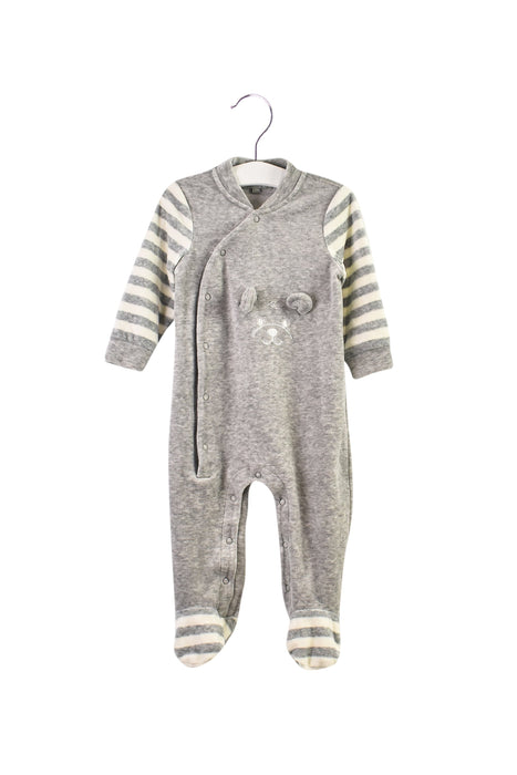 A Grey Long Sleeve Jumpsuits from Nicholas & Bears in size 6-12M for boy. (Front View)