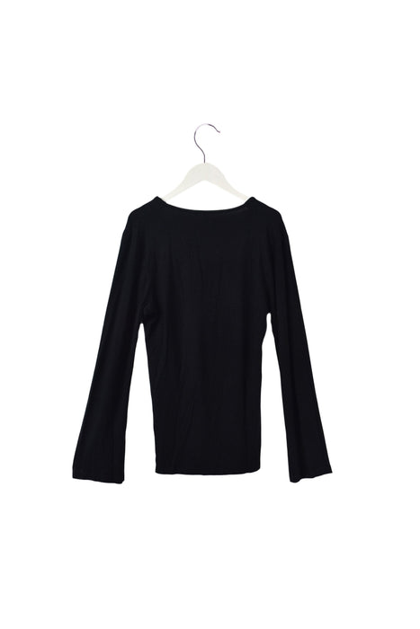A Black Long Sleeve Tops from Seraphine in size S for maternity. (Back View)