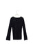 A Black Long Sleeve Tops from Seraphine in size S for maternity. (Back View)