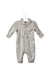 A Grey Long Sleeve Jumpsuits from Nicholas & Bears in size 3-6M for boy. (Front View)