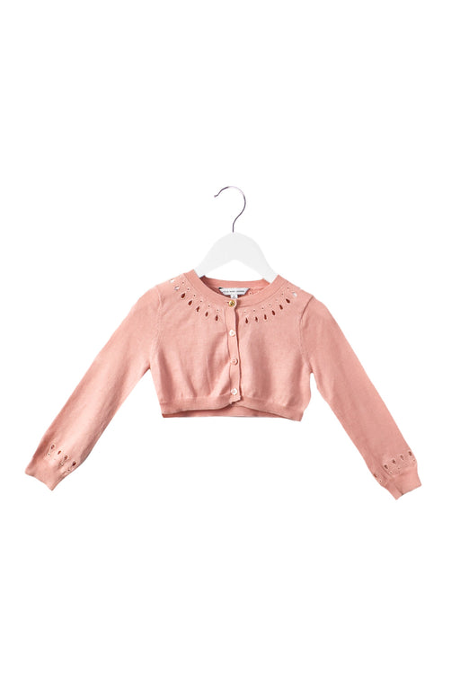 A Pink Cardigans from Little Marc Jacobs in size 12-18M for girl. (Front View)