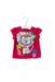 A Pink T Shirts from La Compagnie des Petits in size 3-6M for girl. (Front View)
