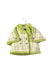 A Green Coats from Nicholas & Bears in size 12-18M for girl. (Front View)