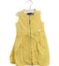 A Yellow Sleeveless Dresses from Nicholas & Bears in size 6-12M for girl. (Front View)