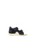A Navy Sandals from Dolce & Gabbana in size 3T for girl. (Back View)