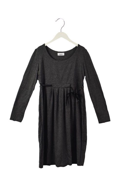 A Grey Long Sleeve Dresses from Balloon Paris in size S for maternity. (Front View)