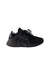A Black Sneakers from Adidas in size 11Y for boy. (Back View)