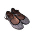A Black Flats from Repetto in size 6T for girl. (Front View)