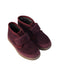 A Burgundy Casual Boots from Cienta in size 3T for girl. (Front View)