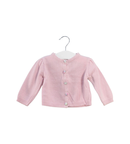 A Pink Cardigans from Lily Rose in size 3-6M for girl. (Front View)