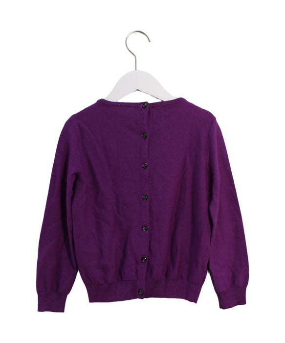 A Purple Knit Sweaters from Rykiel Enfant in size 6T for girl. (Back View)