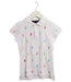 A White Short Sleeve Polos from Ralph Lauren in size 7Y for girl. (Front View)