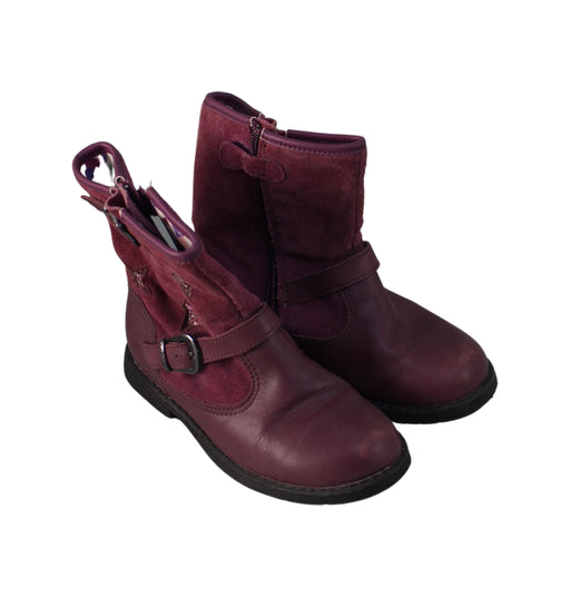 A Purple Casual Boots from Dr. Kong in size 5T for girl. (Front View)