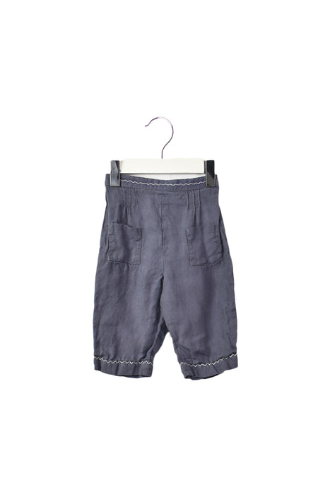 A Blue Casual Pants from Poème in size 3-6M for boy. (Front View)