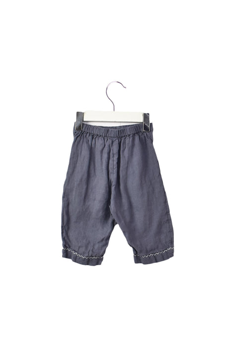 A Blue Casual Pants from Poème in size 3-6M for boy. (Back View)