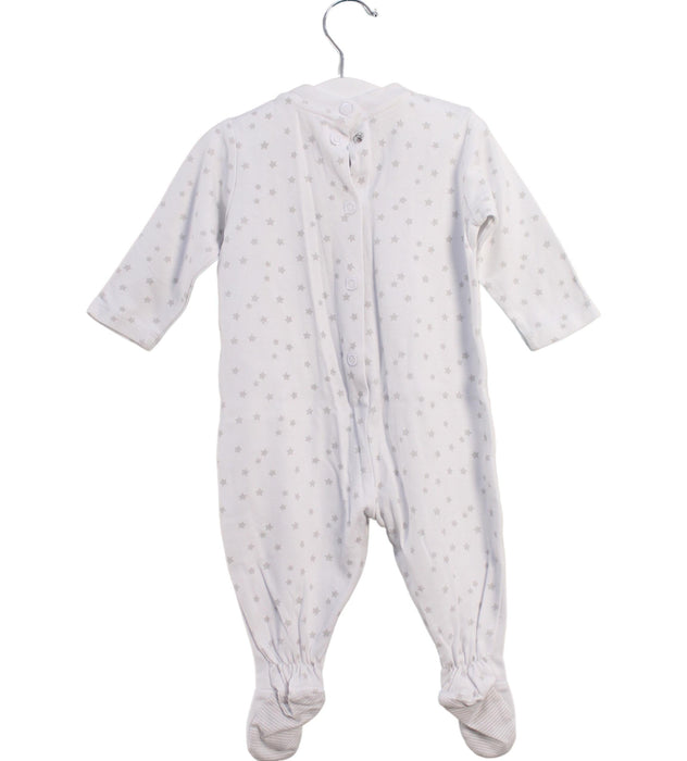 A White Onesies from Chicco in size 3-6M for neutral. (Back View)