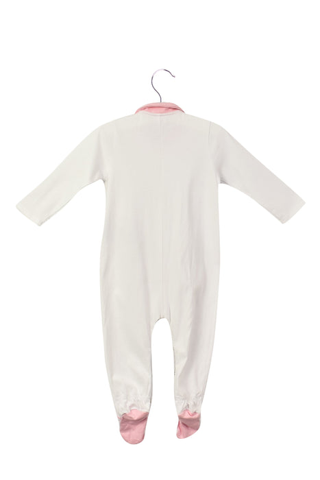 A White Long Sleeve Jumpsuits from Armani in size 6-12M for girl. (Back View)