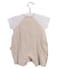 A Beige Short Sleeve Rompers from Mides in size 0-3M for boy. (Back View)