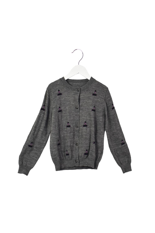 A Grey Cardigans from jnby by JNBY in size 5T for girl. (Front View)