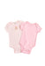 A  Short Sleeve Bodysuits from Little Me in size 3-6M for girl. (Back View)