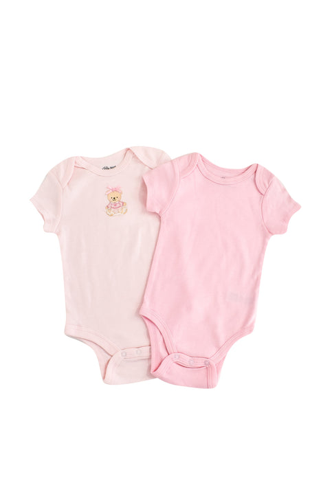 A  Short Sleeve Bodysuits from Little Me in size 3-6M for girl. (Back View)