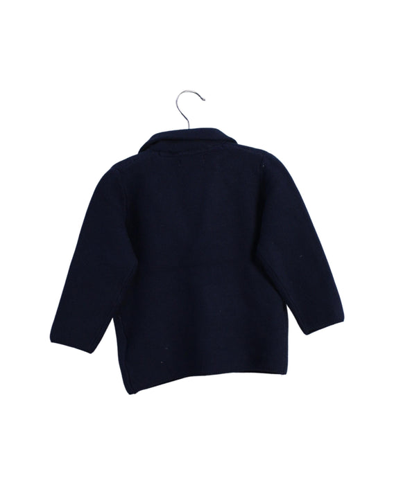 A Navy Blazers from Mayoral in size 6-12M for boy. (Back View)