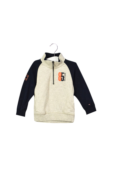 A Multi Zippered Sweatshirts from Tommy Hilfiger in size 12-18M for boy. (Front View)