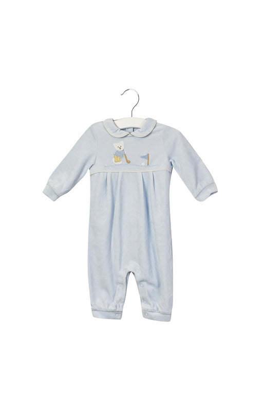 A Blue Long Sleeve Jumpsuits from Nicholas & Bears in size 3-6M for boy. (Front View)