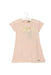 A Pink Short Sleeve Dresses from Armani in size 12-18M for girl. (Front View)