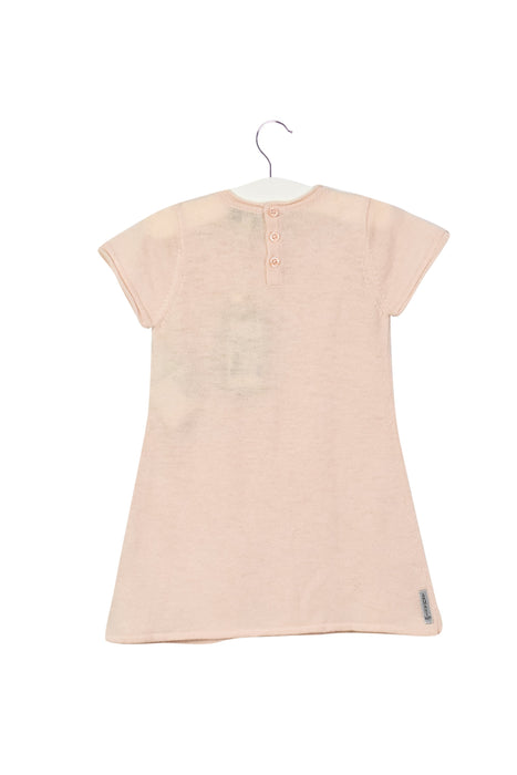 A Pink Short Sleeve Dresses from Armani in size 12-18M for girl. (Back View)