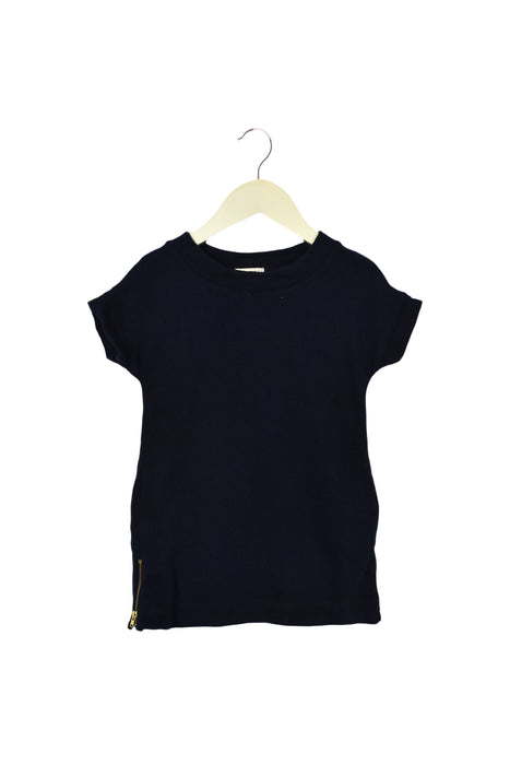 A Navy Short Sleeve Dresses from Crewcuts in size 2T for girl. (Front View)