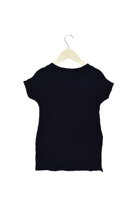 A Navy Short Sleeve Dresses from Crewcuts in size 2T for girl. (Back View)