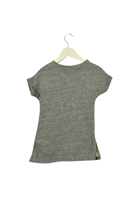 A Grey Short Sleeve Dresses from Crewcuts in size 2T for girl. (Back View)