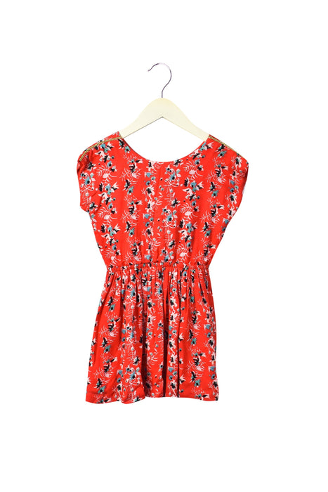 A Red Short Sleeve Dresses from Simple Kids in size 12Y for girl. (Front View)