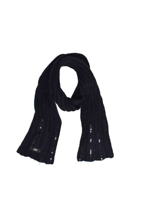 A Black Scarves from Lili Gaufrette in size 6-12M for girl. (Front View)